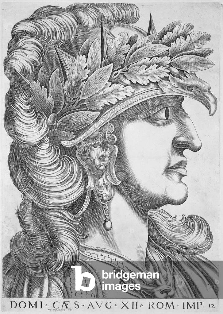 Domitian Caesar (51-96 AD), 1596 (engraving)