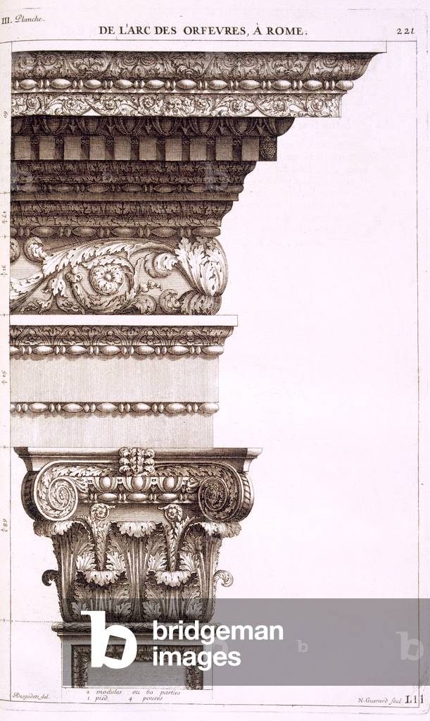 Arch of the Gold- and Silversmiths, Rome, 1682 (engraving)