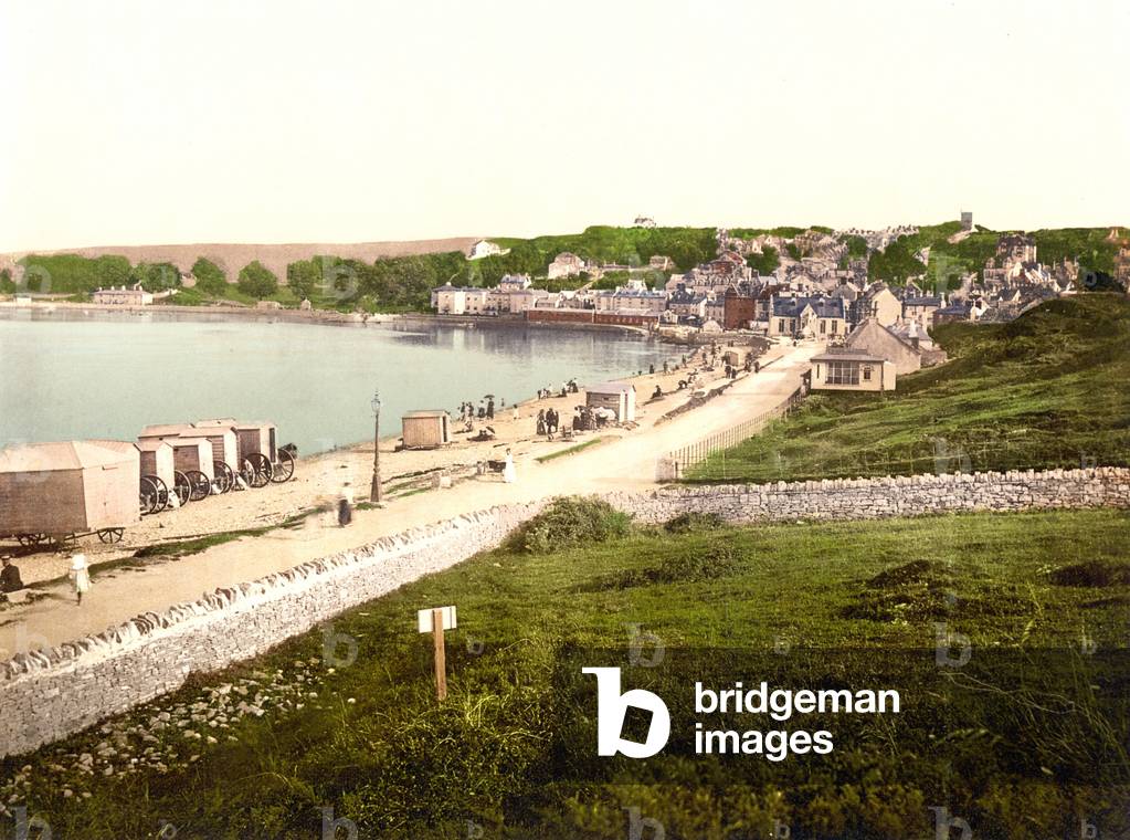 Swanage (hand-coloured photo)
