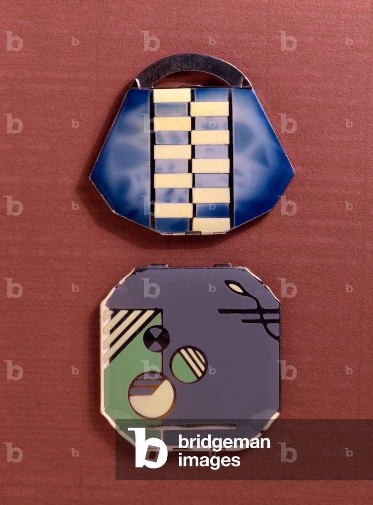 Powder compacts (enamel ware)