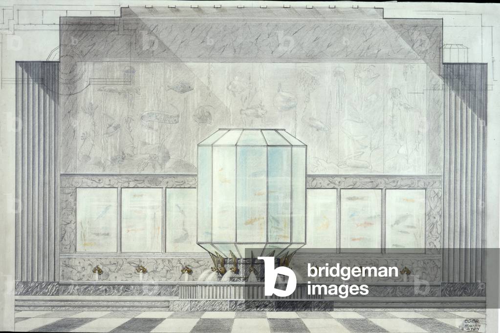 Design for Etablissements R. Garnier, Lyon, by Oger (colour litho)