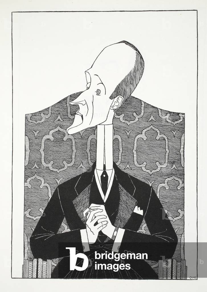 The Marquess of Londonderry, illustration from Eighty Eight Cartoons by Powys Evans, pub. Cayme Press, 1926 (litho)