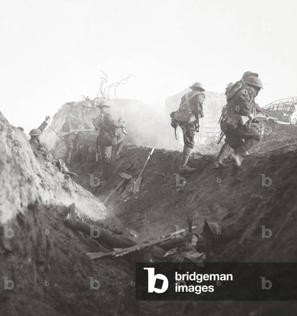 In un galante assalto formiamo la famosa Hindenberg Line a Bellicourt a una profondità di tre miglia (foto in 