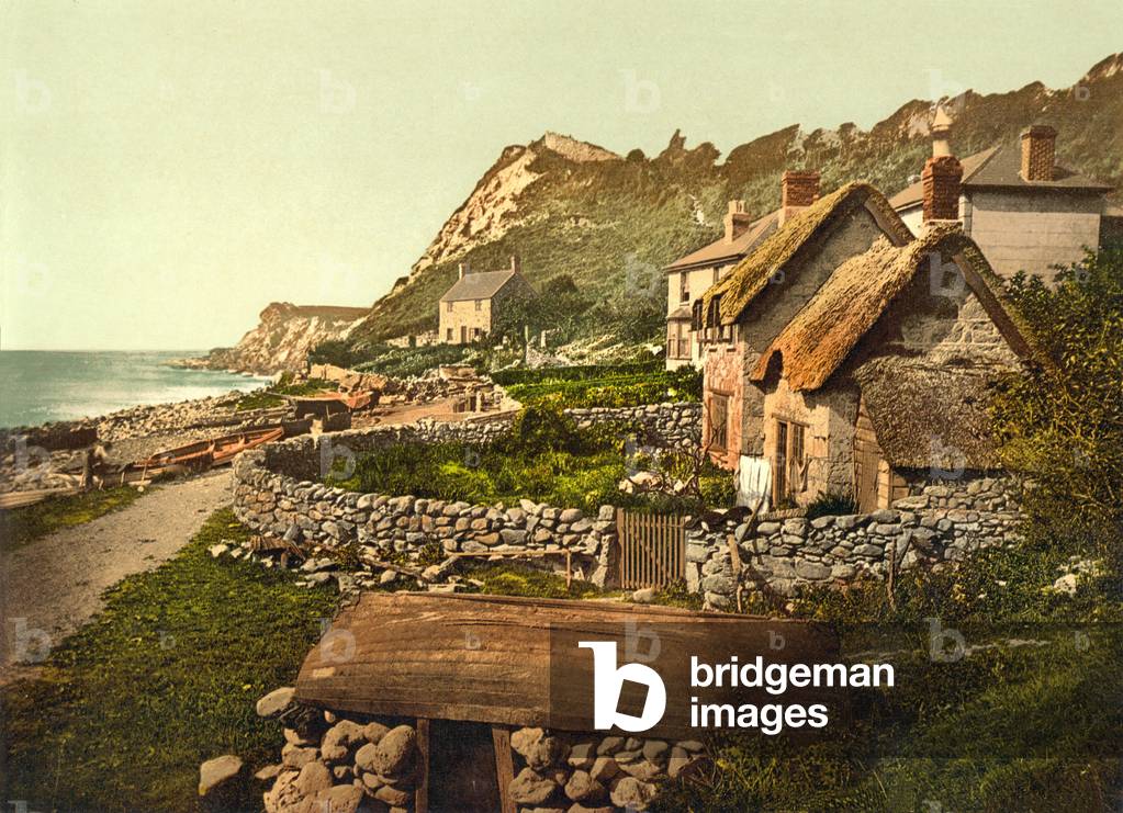 Cliffs,  Shanklin, IOW, pub. c.1890 - 1900 (chromolithograph)