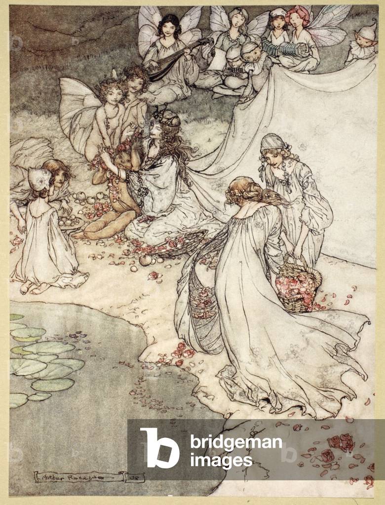 "Non ha mai avuto così dolce un cambiante", 1908 di Arthur Rackham