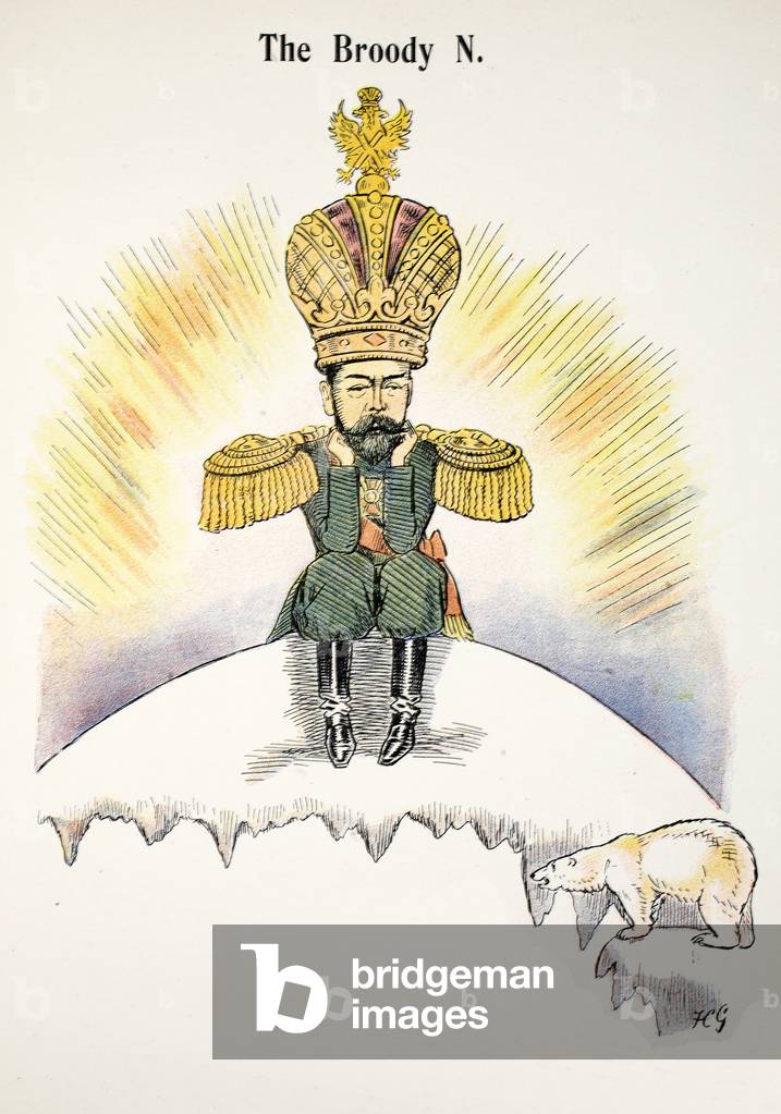 The Broody N, illustration from The Struwwelpeter Alphabet, verse by Harold Begbie (1871–1929) (colour litho)