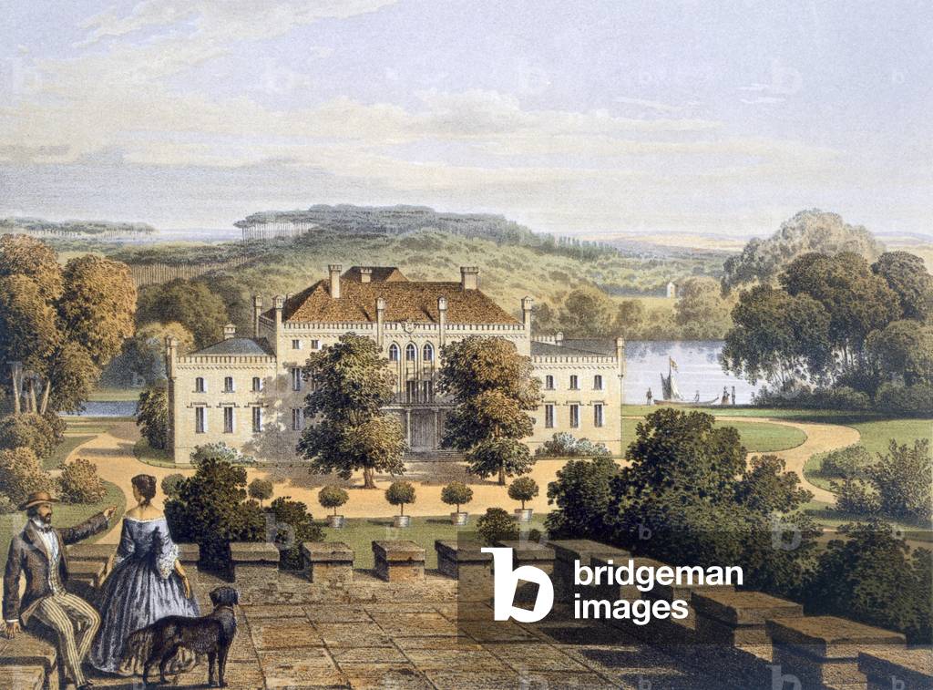 A Prussian Royal Residence, c.1852-63 (colour litho)
