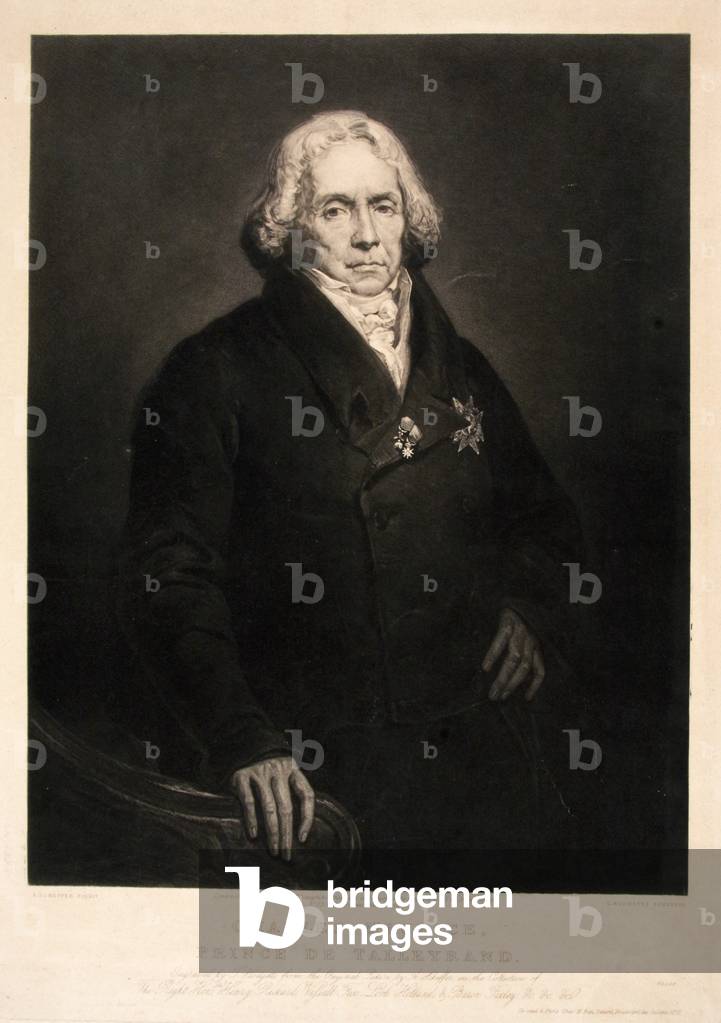 Charles Maurice Prince de Talleyrand, pub. 1835 (engraving)