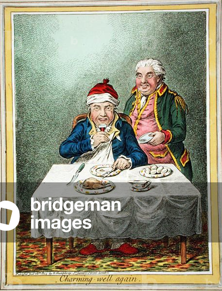 Charming Well Again, published by H. Humphrey, London, 1804 (colour litho)