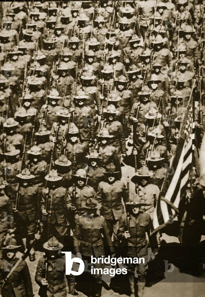 'The Yanks are coming' (sepia photo)