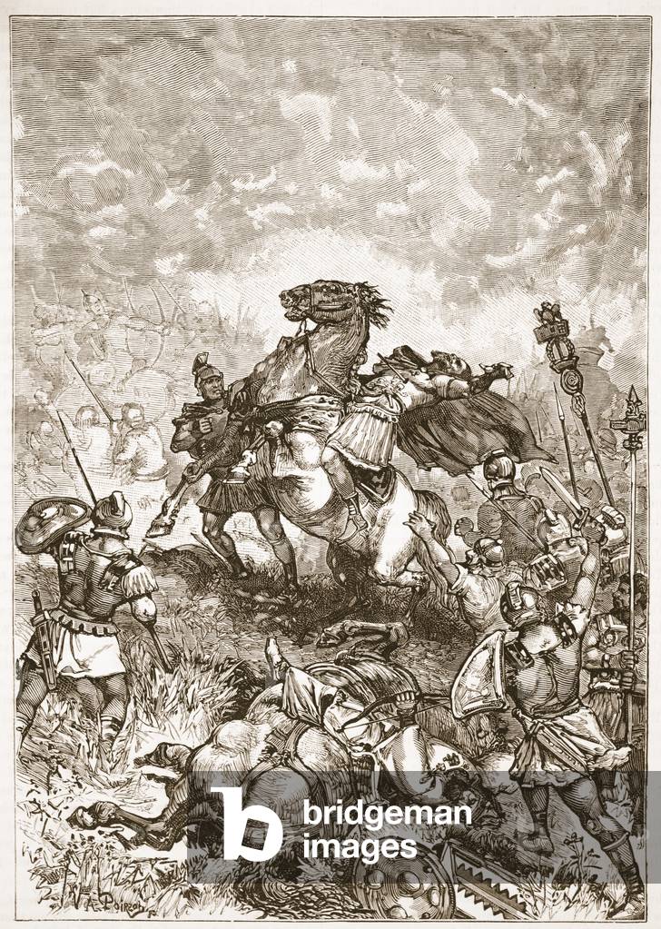 Death of Julian the Apostate (litho)