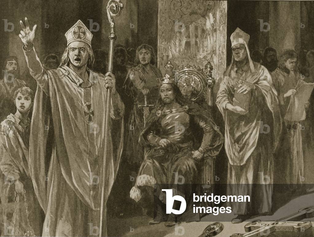 Image Of The Oration Of Hubert Walter Archbishop Of Canterbury At The Image Of The Oration Of Hubert Walter Archbishop Of Canterbury At The