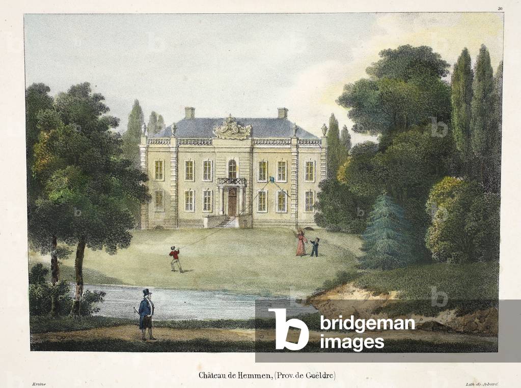 Château de Hemmen, c.1895 (photochrom)