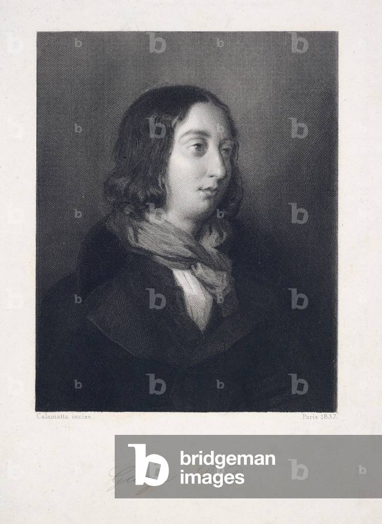 Portrait of George Sand, 1837 (engraving)