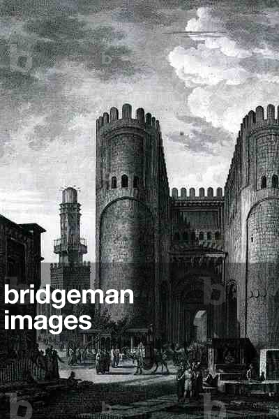 Bab El-Futuh (Gate of Victories) engraved by Pierre Nicolas Ransonette (1745-1810) from Volume III of 'Voyage Pittoresque', published by Letronne, Paris, 1799 (engraving)