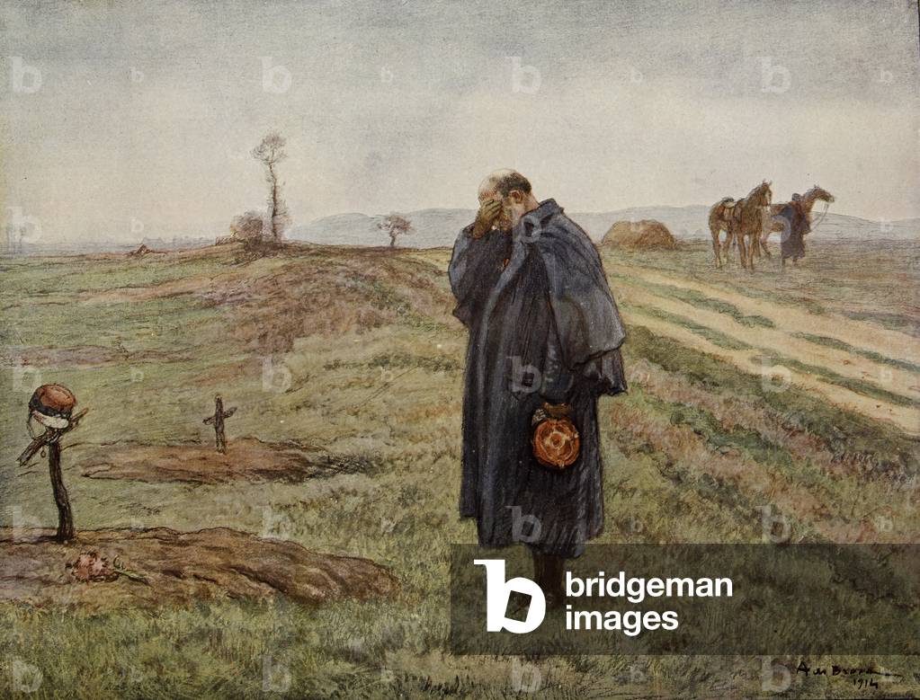 Un figlio tomba, 1915 (colore lito)