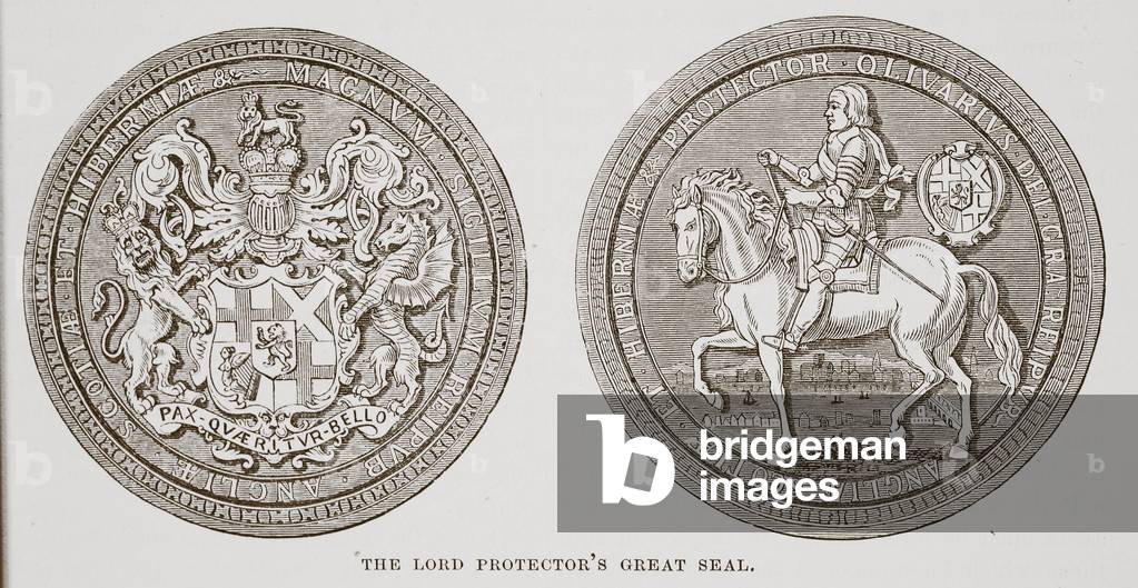 The Lord Protector's Great Seal (litho)