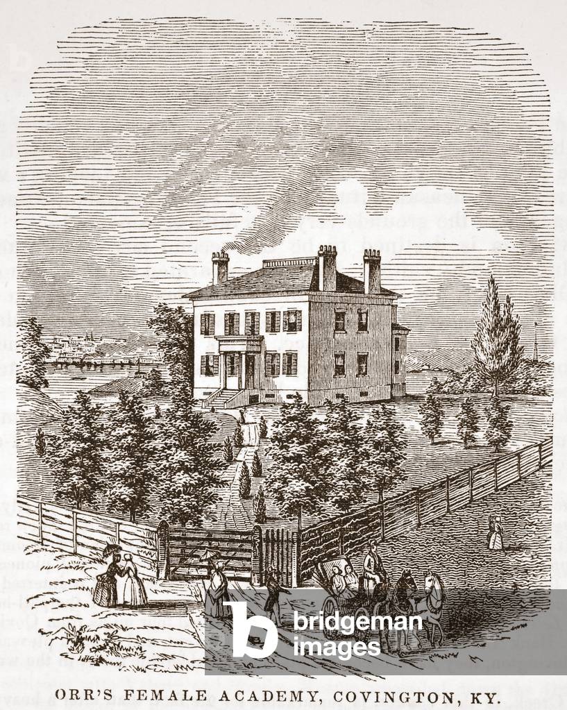 Orr's Female Academy, Covington, KY (engraving)