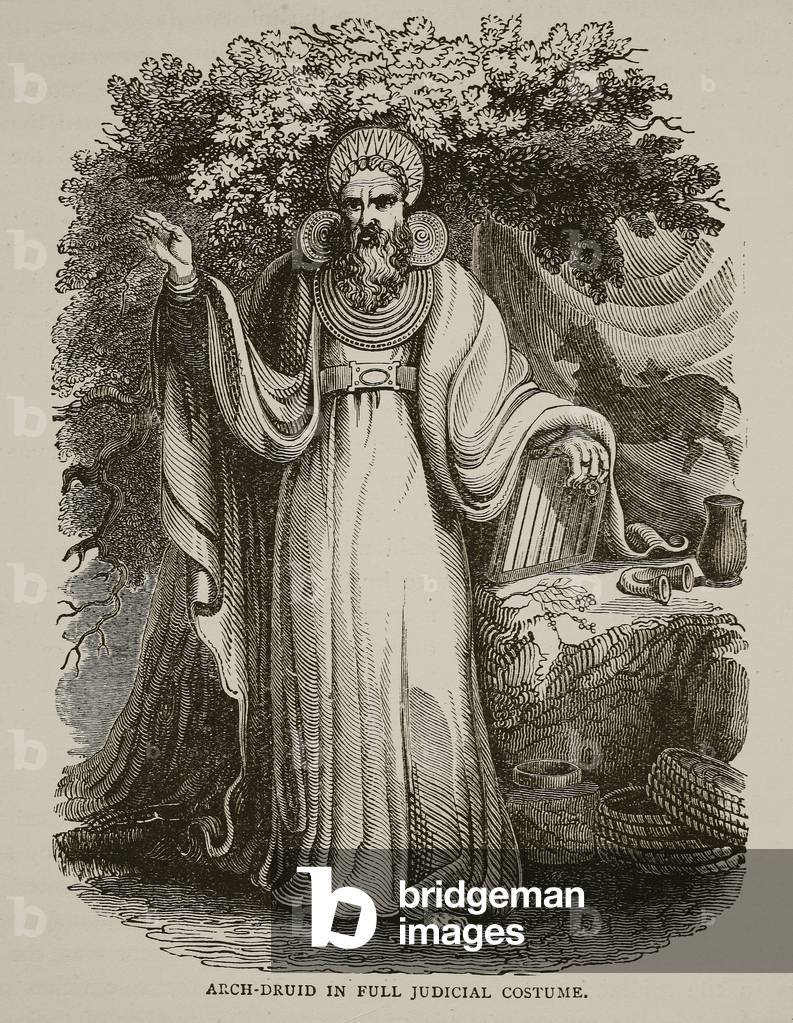 Arch-Druid in full Judicial Costume (litho)