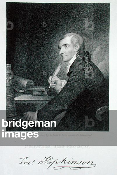 Francis Hopkinson (1738-91) engraved by James Barton Longacre (1794-1869) (engraving)