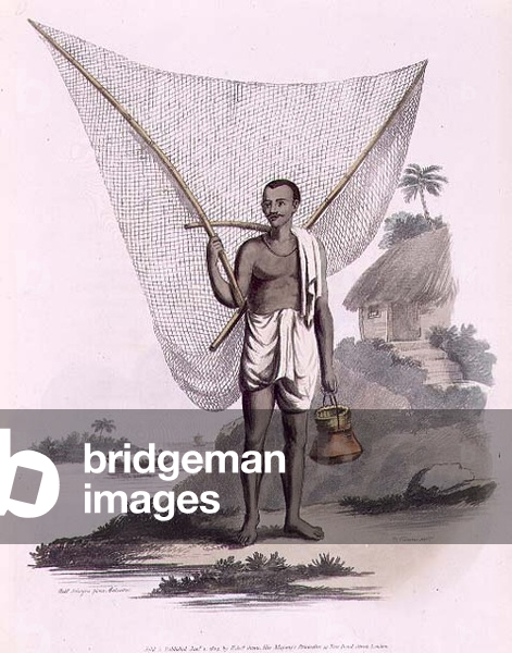 An Indian Fisherman, engraved by Thomas Vivares (c.1735-90) pub. by Edward Orme, 1804 (litho)
