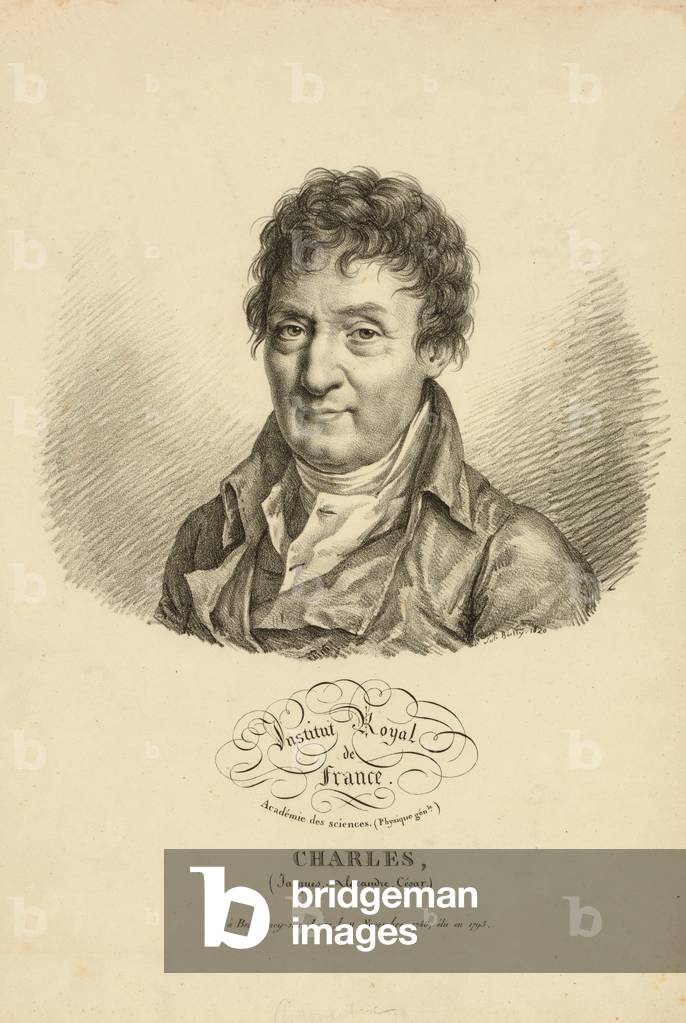 Jacques Alexandre César Charles, 1820 (litho)