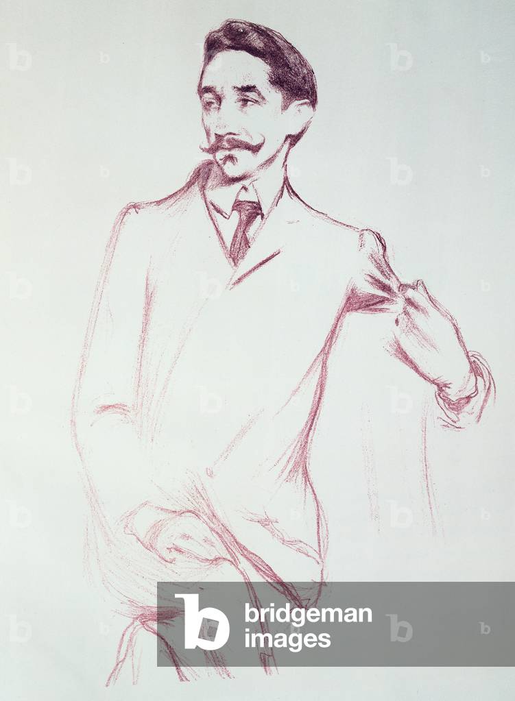 Portrait of Robert de Montesquiou (1855-1921) 1901 (coloured chalk on paper)