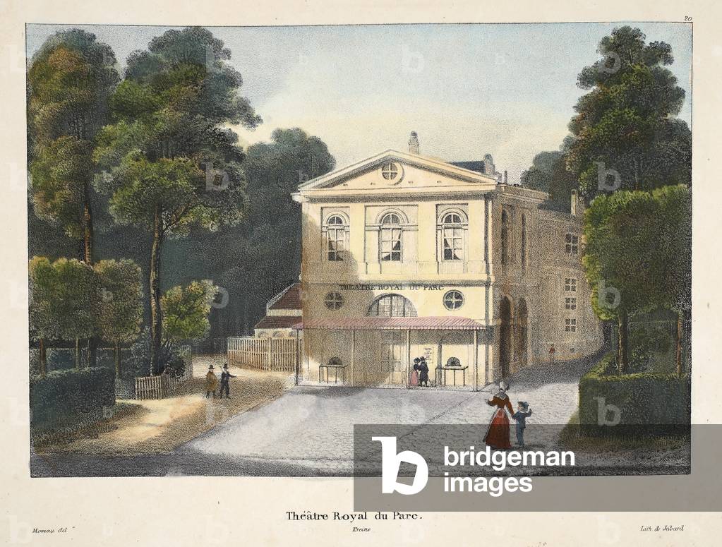 Théâtre Royal du Parc, c.1895 (photochrom)