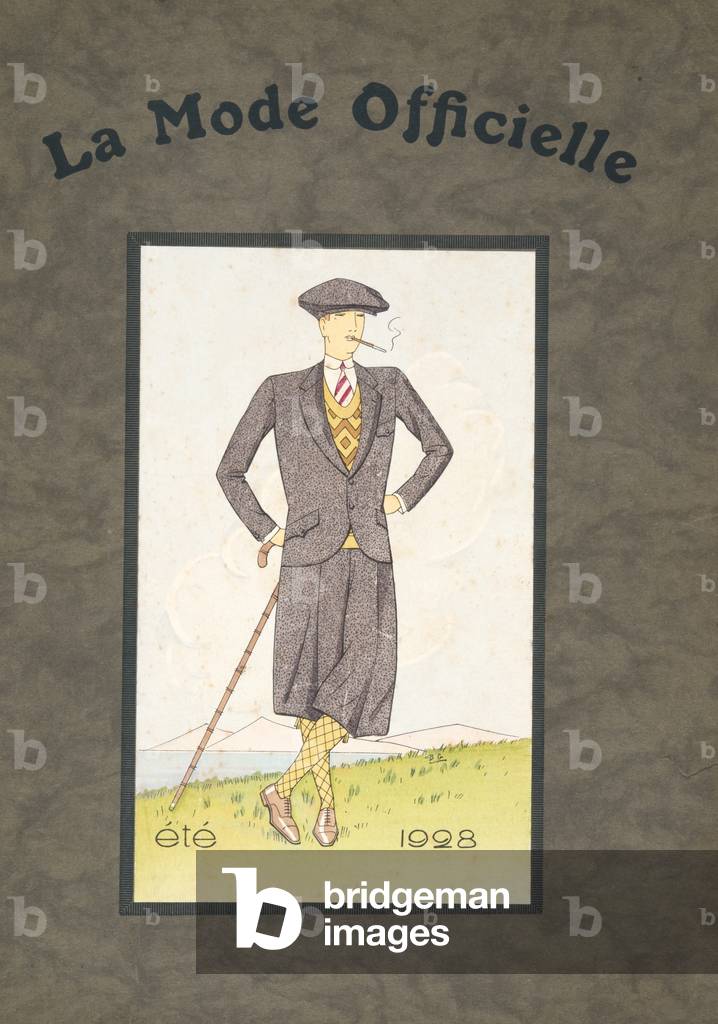 Front Cover from Mode Officielle, pub. 1928 (colour litho)