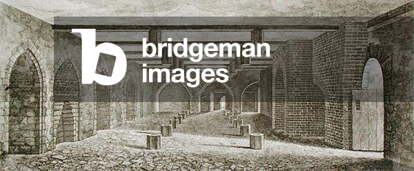 Powder Plot Cellar beneath the Palace of Westminster, 1799, engraved by G. Dale (engraving)