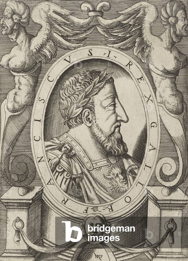 Francis I of France, pub. C. 1568 (engraving)