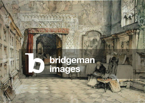 "Sala Capitolare", 1836 di John Frederick Lewis