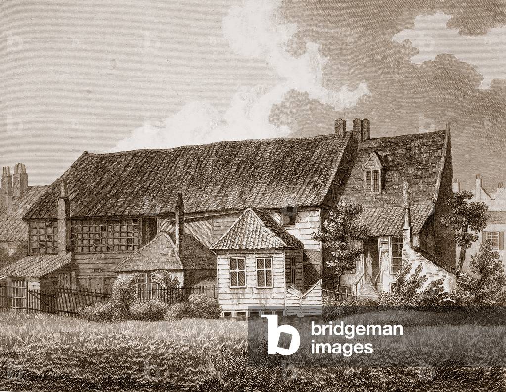 John Bunyan's Meeting House, early 19th century (engraving)