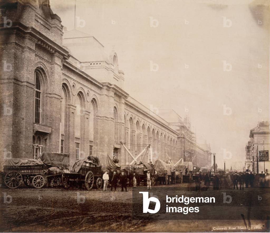Cromwell Road, March 1862 (sepia photo)