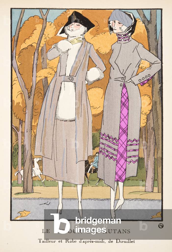 Le Retour des Autans, pub. 1920 (pochoir print)
