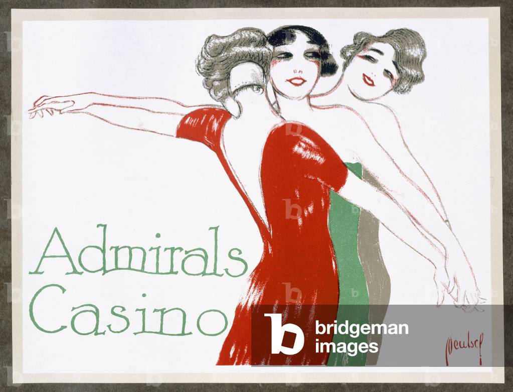 Poster for Admirals Casino (colour litho)