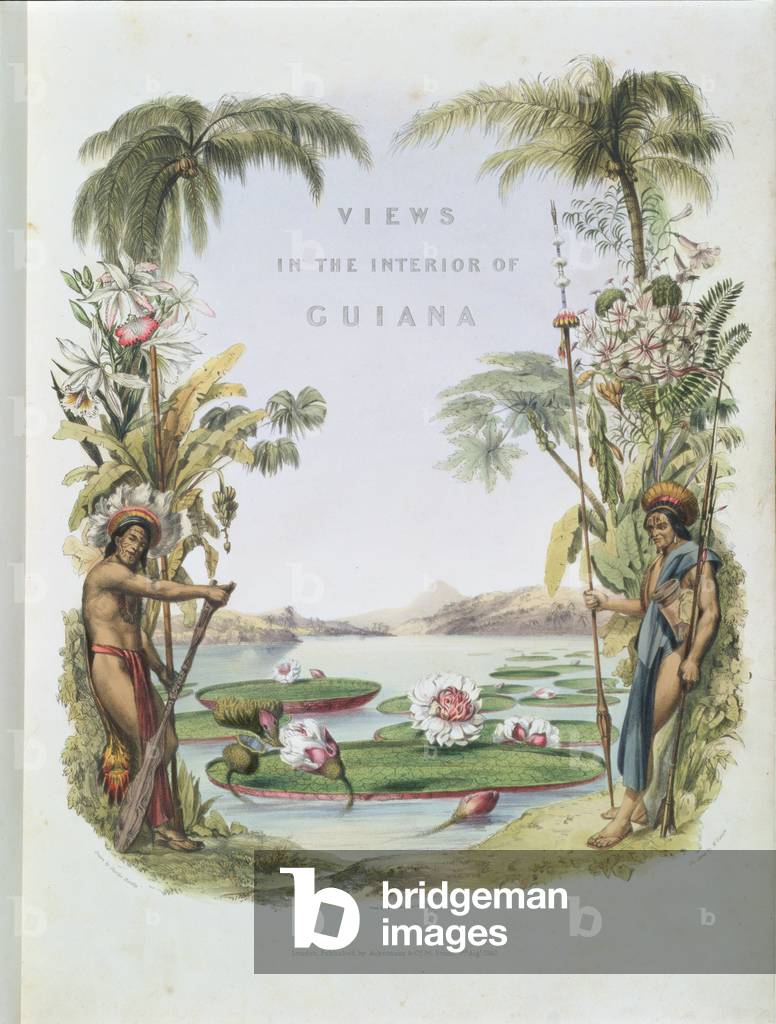 Frontispiece to 'Views in the Interior of Guiana', engraved by M. Gauci (fl.1810-46) pub. by Ackermann, 1840 (litho)