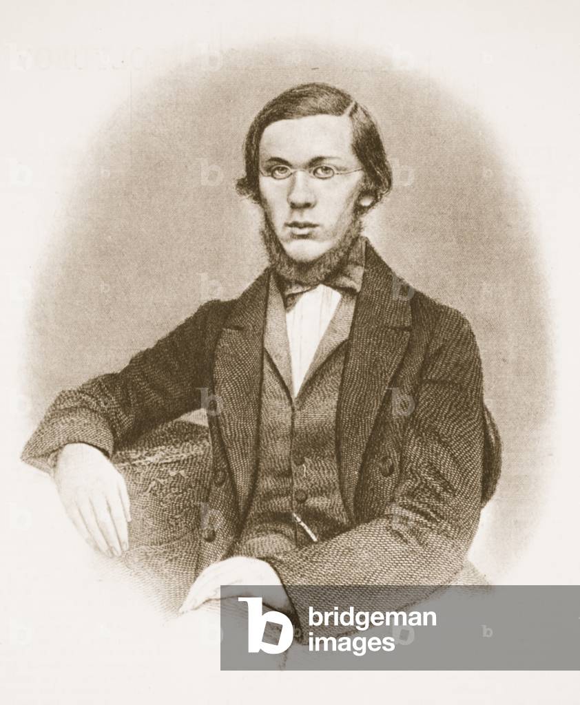 Nikolai Dobrolyubov (litho) (sepia photo)