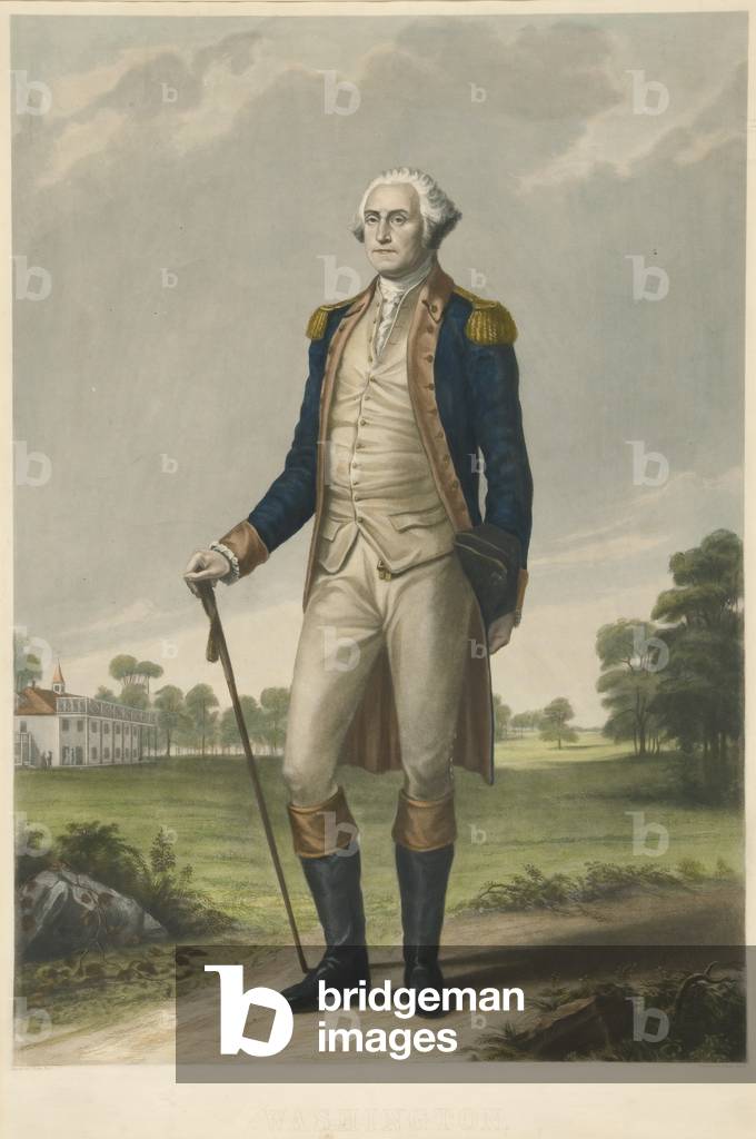 Washington, pub. 1859 (colour litho)