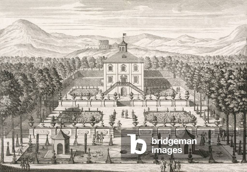 House and Garden, 1715 (engraving)