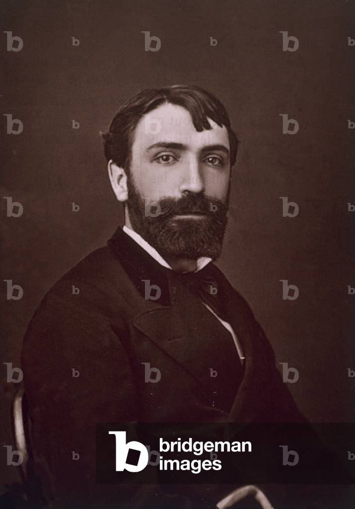 Antonin Mercie (1845-1916), aus der 'Galerie Contemporaine', um 1874-78 (s/w Foto)