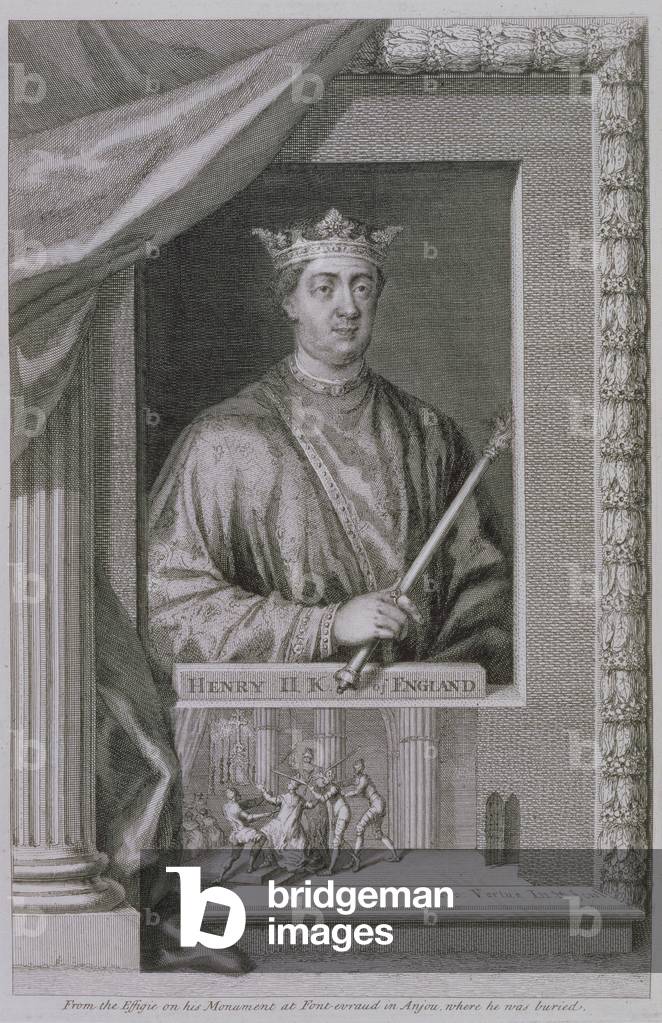 "Heinrich II. (1133-89) König von England von 1154", 18. Jahrhundert von George Vertue