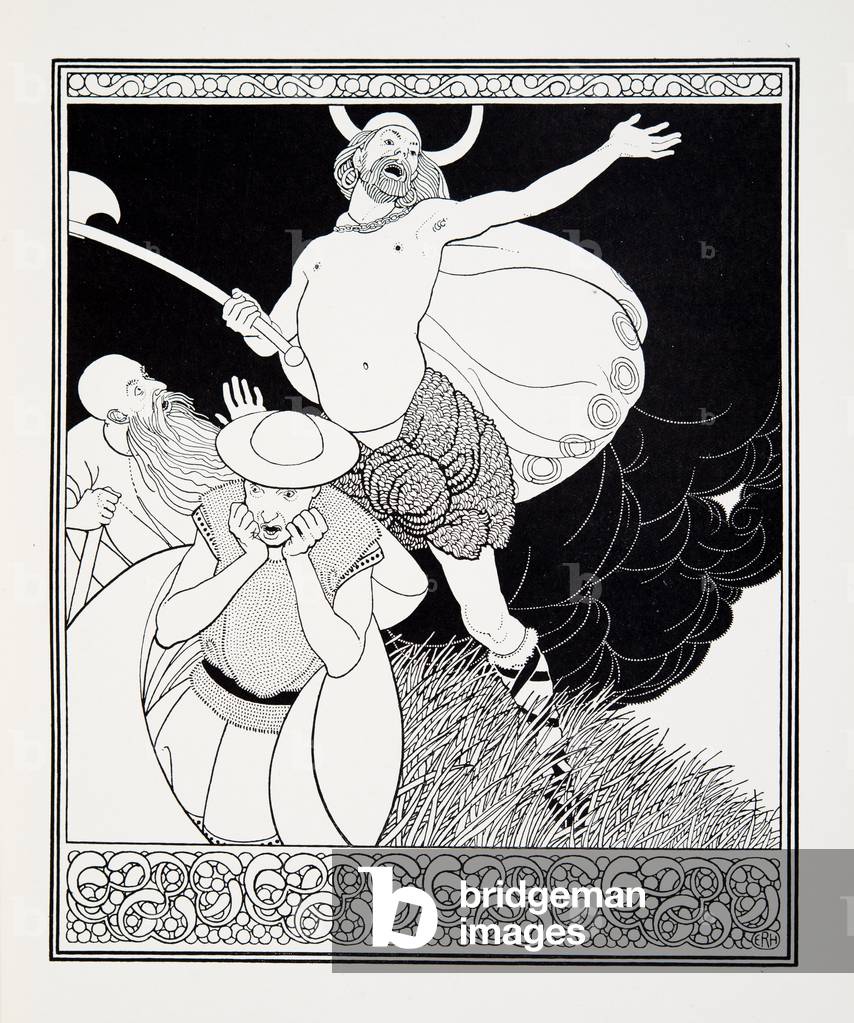 Faith, Half-Faith, and No Faith at all, from Fables by Robert Louis Stevenson (1850 - 1894), pub. 1914 (engraving)