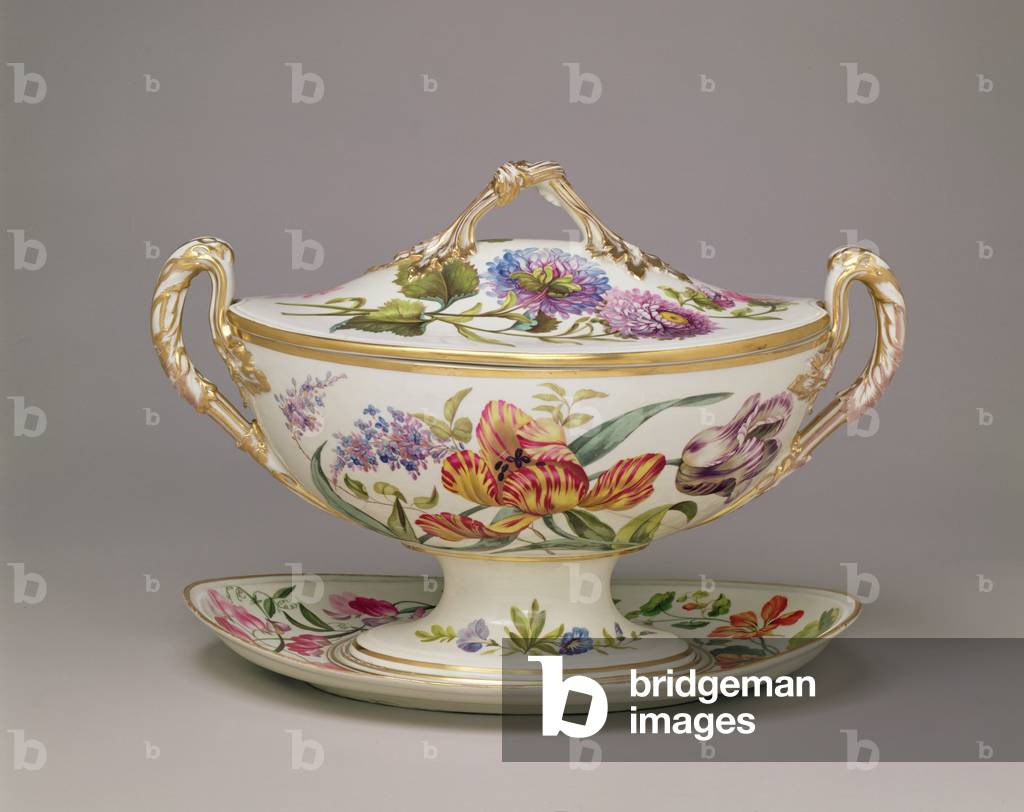 A covered tureen (porcelain)