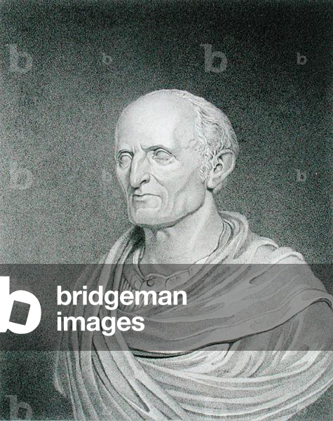 Nathaniel Bowditch (1773-1838), engraved by J. Gross after Longacre's drawing of the bust by John Frazee (1790-1852) (engraving)