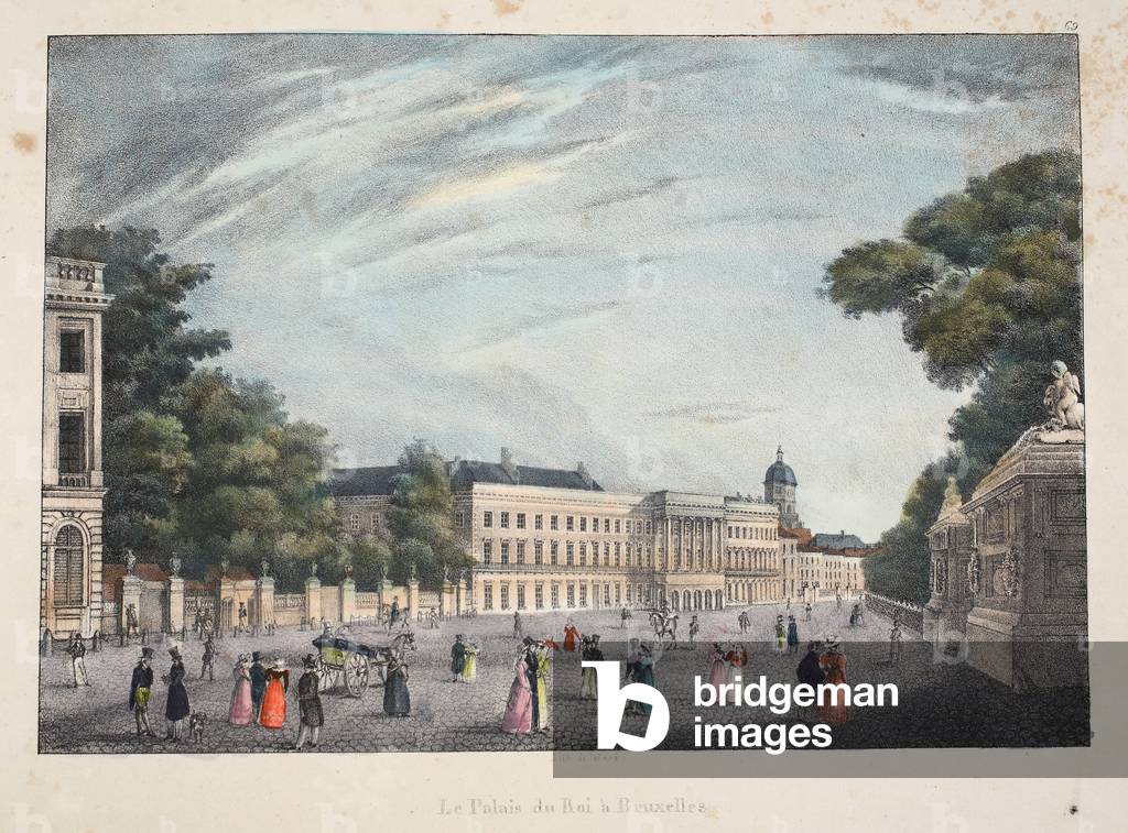Le Palais du Roi a Bruxelles, c.1895 (photochrom)