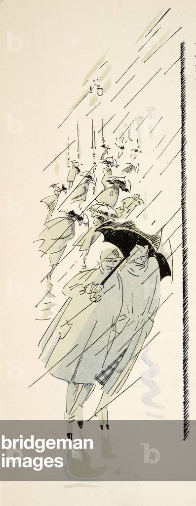 Illustration from Styl, pub.1922 (pochoir print)