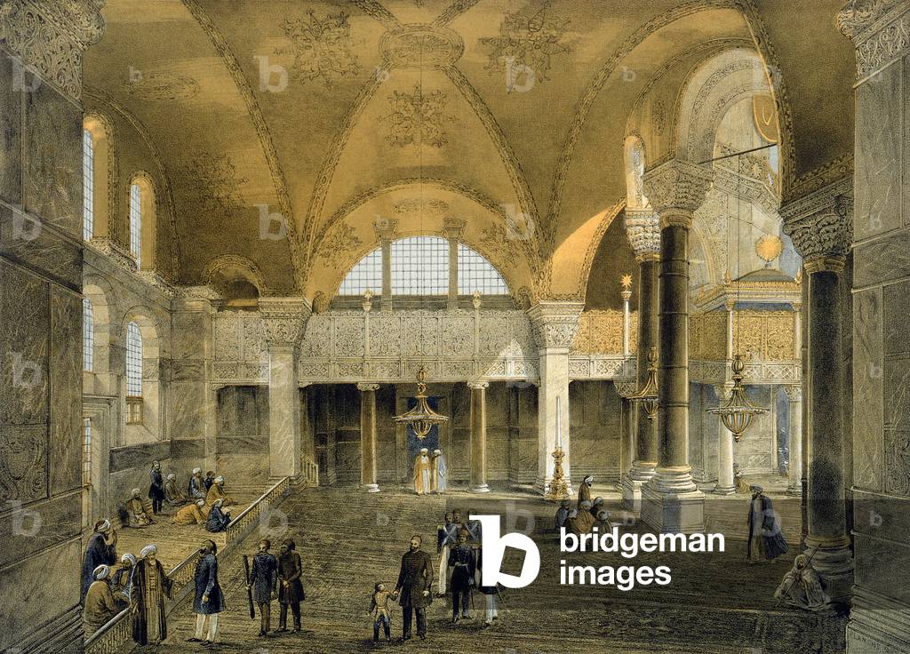 Immagine di Stampa "Haghia Sophia", 1852 di Gaspard Fossati