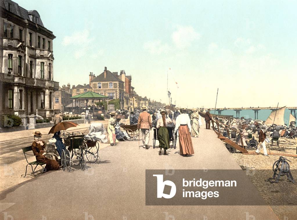 The Promenade, Deal (hand-coloured photo)