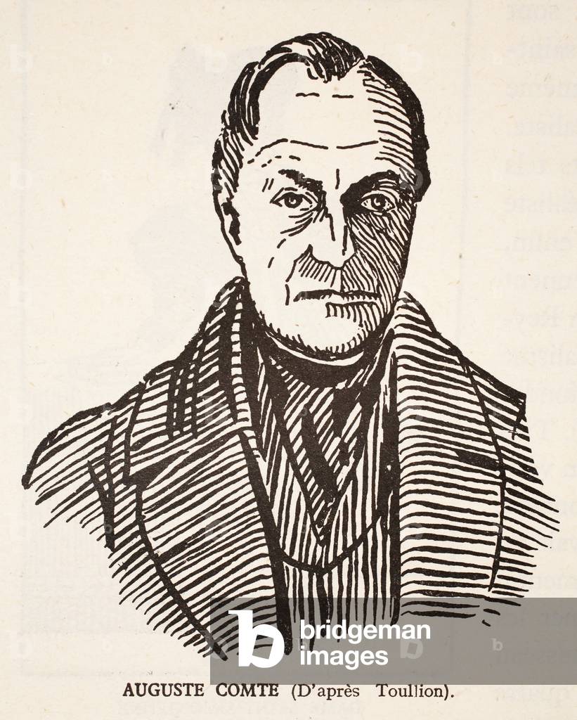 Auguste Comte (Litho)
